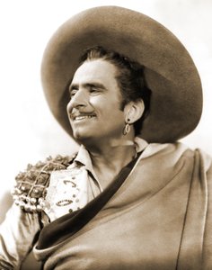 Retrato de Douglas Fairbanks Sr. filmando La vida privada de Don Juan, 1934 de American Photographer